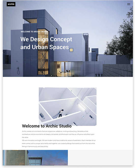 Architecture studio website