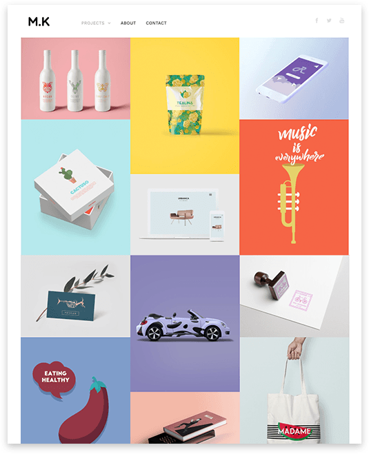 Creative portfolio that converts - website by HoneyBadger