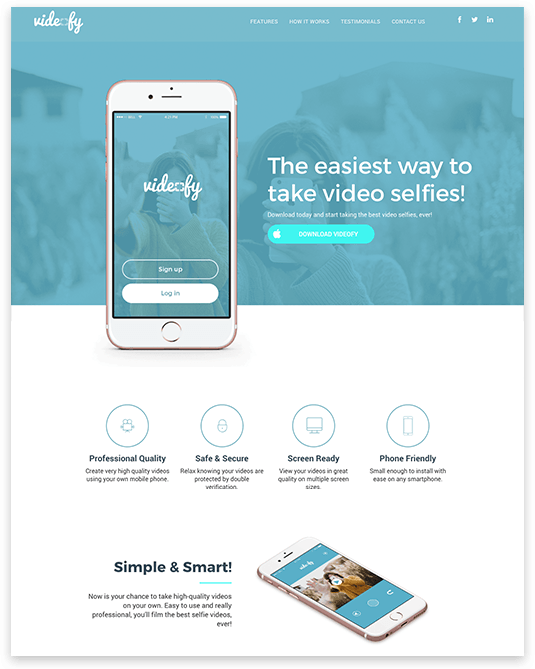 Video-led brand campaign - website by HoneyBadger
